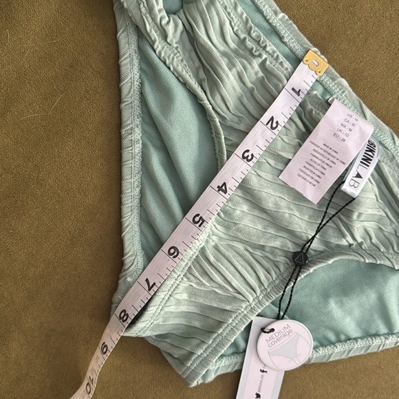 The Bikini Lab Bikini Medium Coverage Bottoms in Sage Size M 66 - Picture 6 of 6